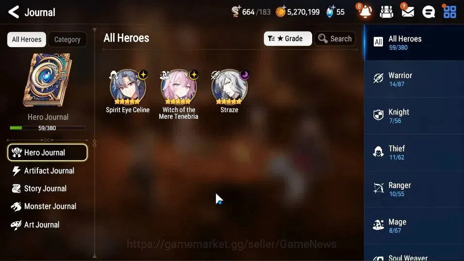 Epic Seven Accounts GLOBAL UnVerif|New Era|3 ML(WOTM Tenebria,Straze,S image 6