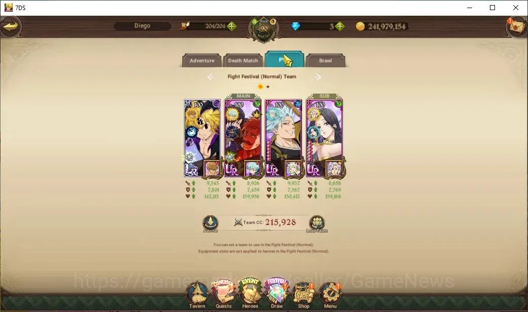 The Seven Deadly Sins: Grand Cross Accounts ASIA|4,4M CC|72 LS|5 LR+9 UR+Collab ReZero|Nemesis image 13
