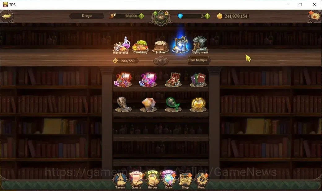 The Seven Deadly Sins: Grand Cross Accounts ASIA|4,4M CC|72 LS|5 LR+9 UR+Collab ReZero|Nemesis image 20