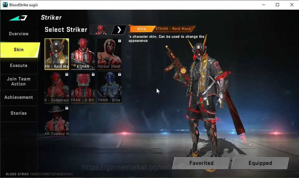 Blood Strike Accounts EU MENA|4 ULTRA[ETHAN-Raid Mask,HANK-Tricky Smile, image 3