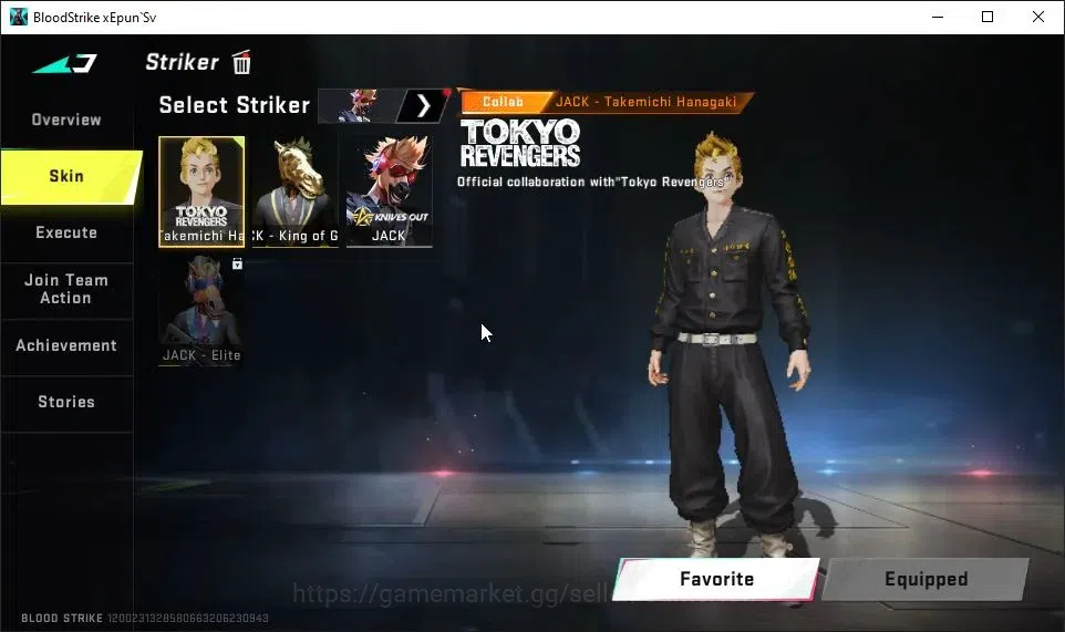 Blood Strike Accounts ASIA|ETERNAL DEagle|Collab TokRev[FN2000,Takemichi image 4