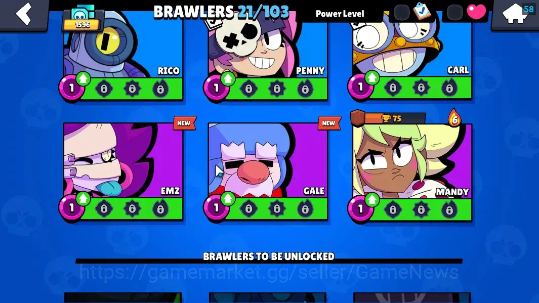 Brawl Stars Accounts 1596 Trophy|21 Brawlers 2 Max Sirius & Starr Nova| image 10