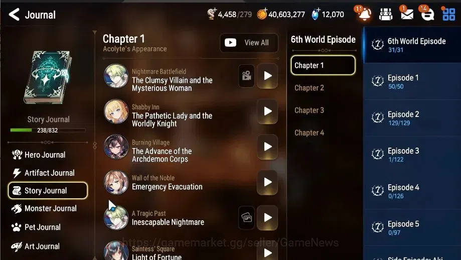 Epic Seven Accounts Global Unverif|New Era|8 ML(DD Ray,Harsetti,Straze image 9