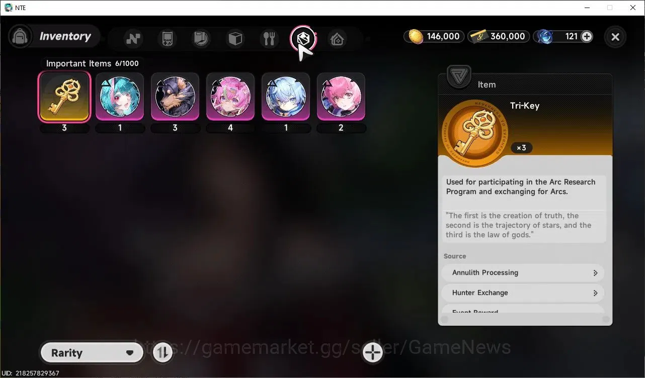Neverness to Everness Accounts Global EU|HL 3|1 SSR Limited Hotori Awk 1 + 2 SSR  image 9