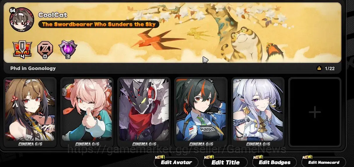 Zenless Zone Zero Accounts ASIA|IK 54|S3 CH1|5 LMT[(Ye ShunGuangM6,StarLight  image 4