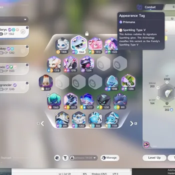 Aniimo Accounts Mid Game APAC|Lv 47| 6 Prismana (Stellarys SP5,Melloblum SP10,Hexxin SP9,Pawney SP5,etc)+2 Sparkle+2