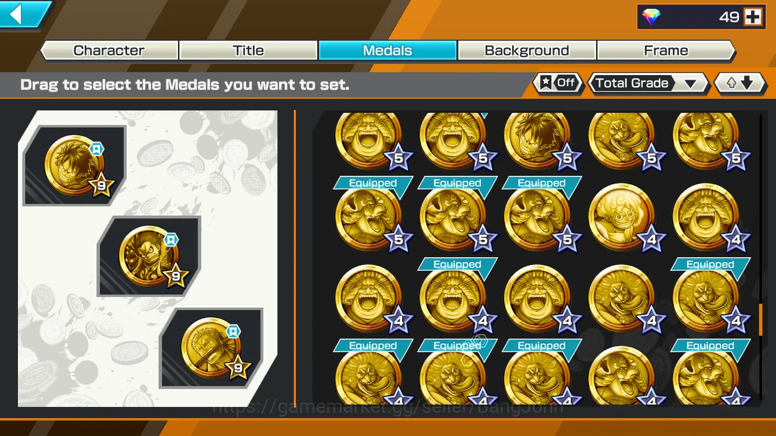 One Piece Bounty Rush Accounts Global | 8EX | 2 MAX |DO Kuri Kozuki Oden,LH Grap  image 10