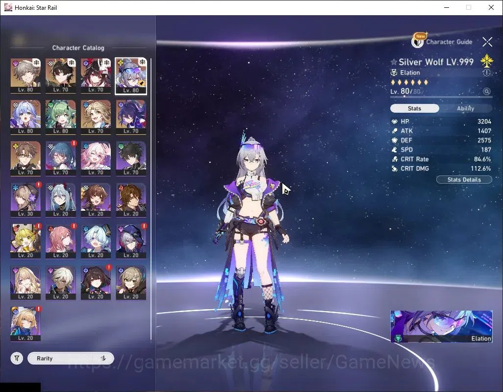 Honkai Star Rail Accounts Asia|TL 64|6 Limited|Silver Wolf 999 E3+Sign,Spark image 4