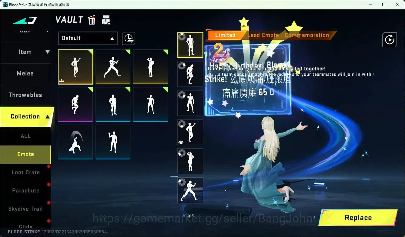 Blood Strike Accounts ASIA | 2 Collab Skins | Limited AR97-Ascendant | 6 image 14