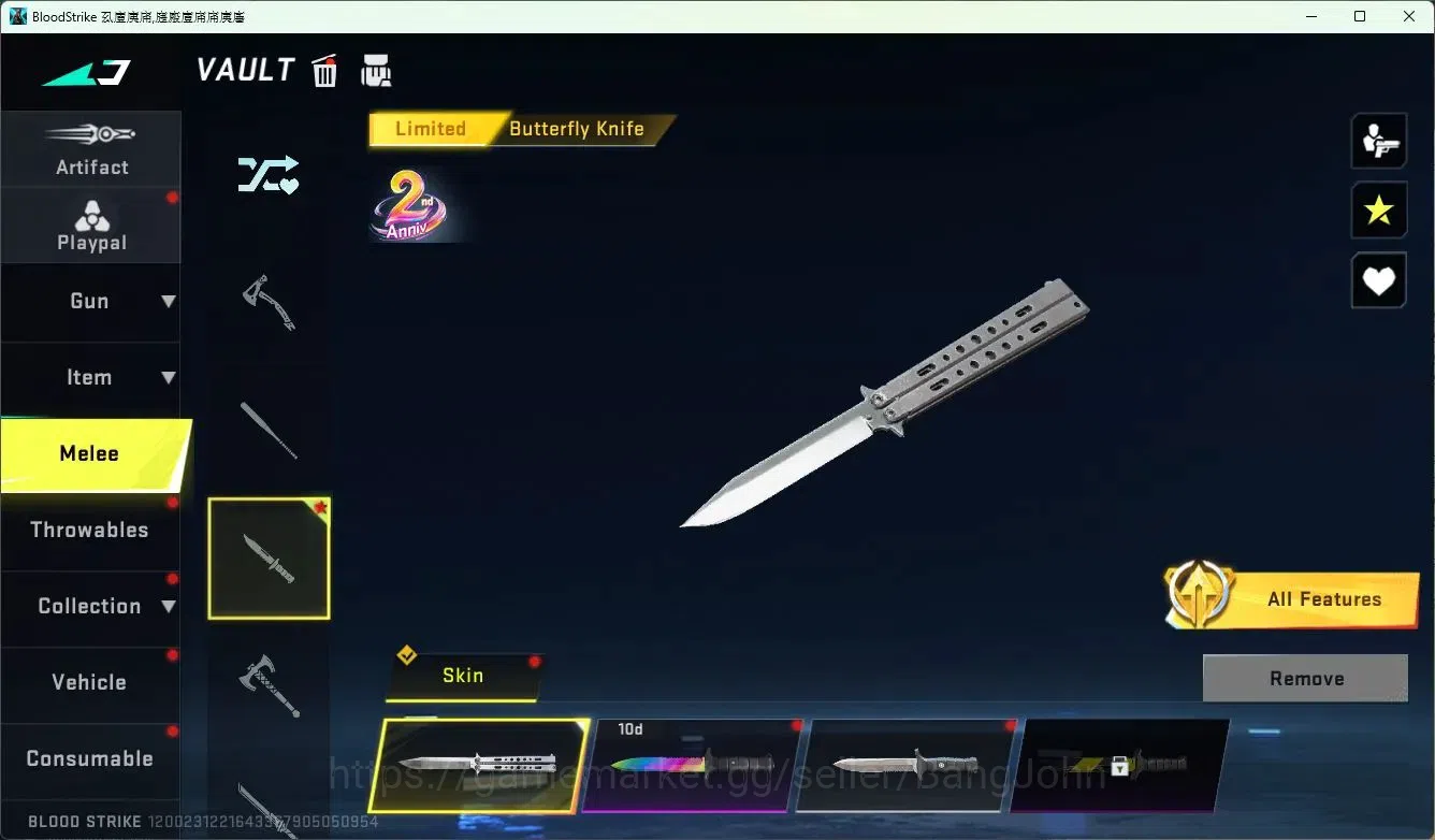 Blood Strike Accounts ASIA | 2 Collab Skins | Limited AR97-Ascendant | 6 image 15