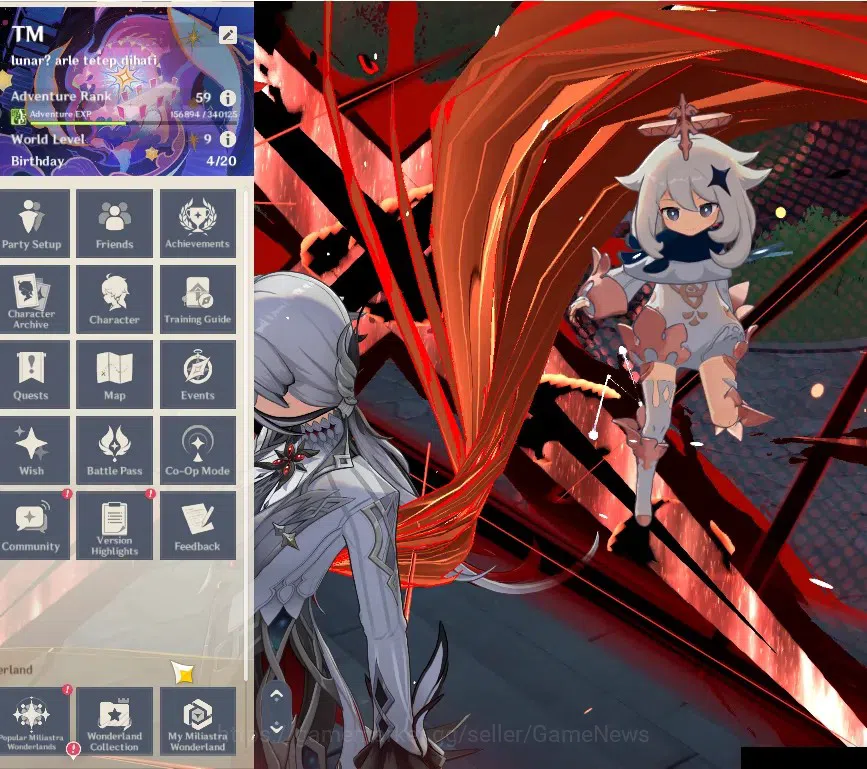 Genshin Impact Accounts ASIA|Fre HSR|AR59|Hypercarry Arlecchino|13 Limited image 2