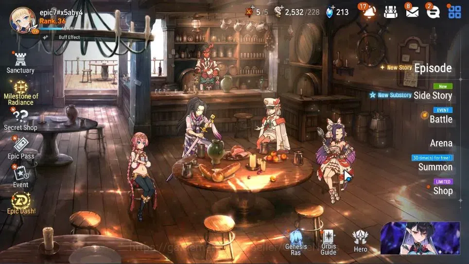 Epic Seven Accounts High-End Global UnVerif| 4 ML (Salome,LC Bellona,Ruele of Light,L Cermia)+Setsuka,AB Fumyr,etc|19k 1