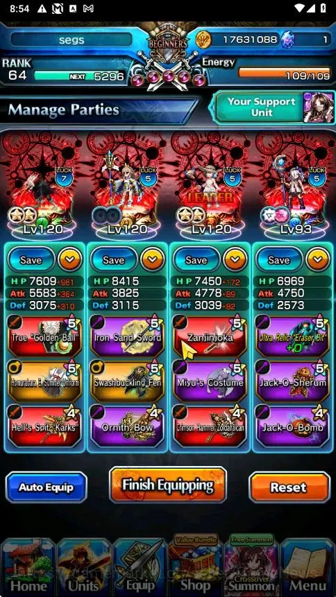 Grand Summoners Accounts Global|Rank 64|13 Ascend+3 TW|[Okarun,Emiya,2x Acc image 3