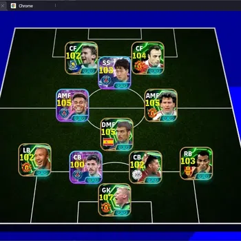 eFootball Accounts High-End Mobile|PW 3200|Epic Schmeichel,Guardiola,Drogba,Rijkaard Etc|SHW Doué,Allister,Olmo,Kang