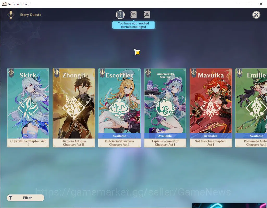 Genshin Impact Accounts ASIA|AR57|6Limited+3(*5WEP)|SkrikC1+sign,Escoffier image 13