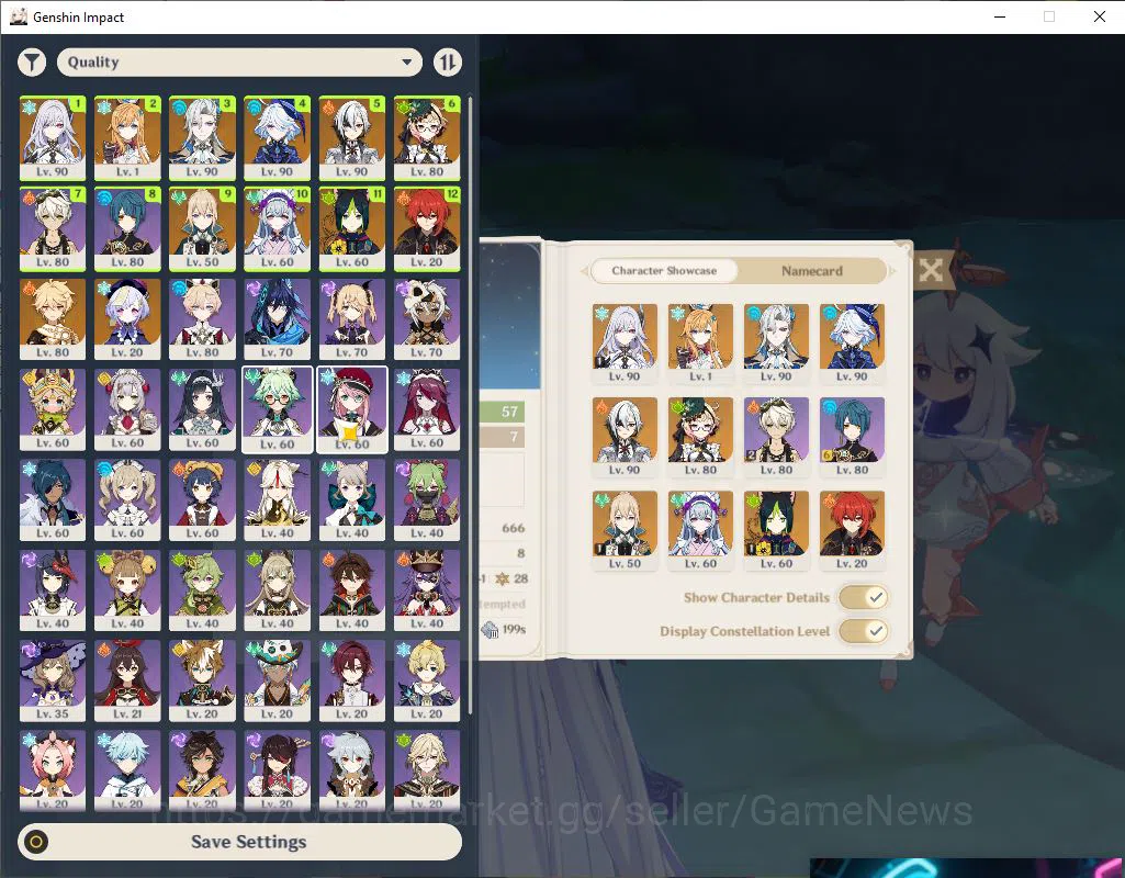 Genshin Impact Accounts ASIA|AR57|6Limited+3(*5WEP)|SkrikC1+sign,Escoffier image 2