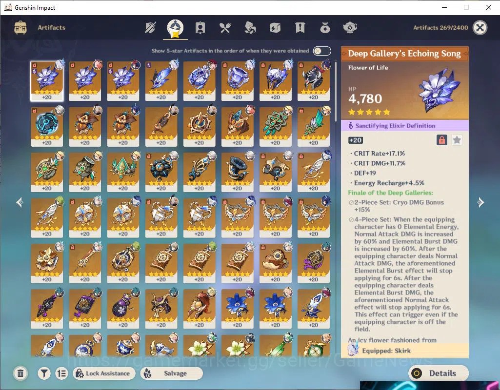 Genshin Impact Accounts ASIA|AR57|6Limited+3(*5WEP)|SkrikC1+sign,Escoffier image 7