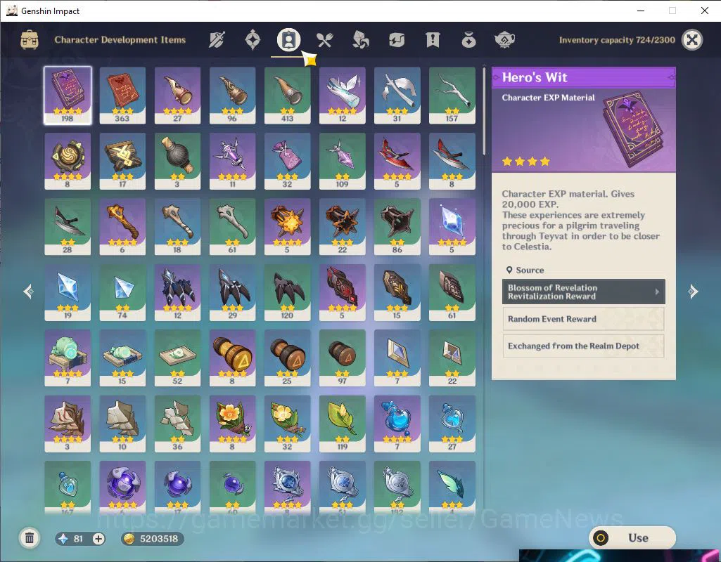 Genshin Impact Accounts ASIA|AR57|6Limited+3(*5WEP)|SkrikC1+sign,Escoffier image 8
