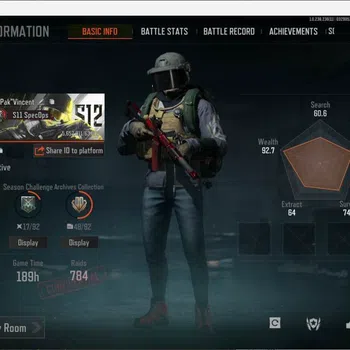 Arena Breakout Accounts Mid-Tier Mobile | LV 30 | SV 74M | CV 49M | More Details Check SS | AB070B