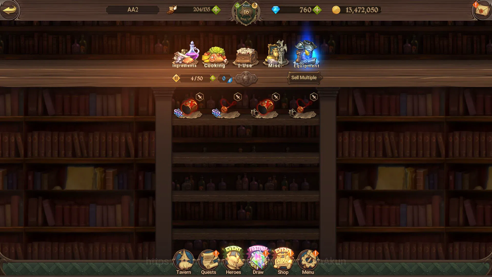 The Seven Deadly Sins: Grand Cross Accounts Asia|Starter|CH 1|836K CC|760 Gems|2 UR|Demon King image 12