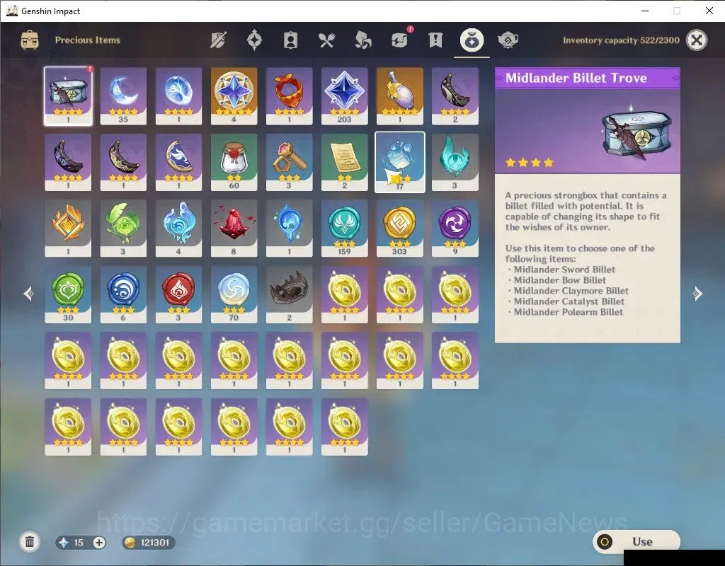 Genshin Impact Accounts ASIA |AR 50|4 Limited +1(*5Weapon) |Nefer,Lauma,Zi image 8