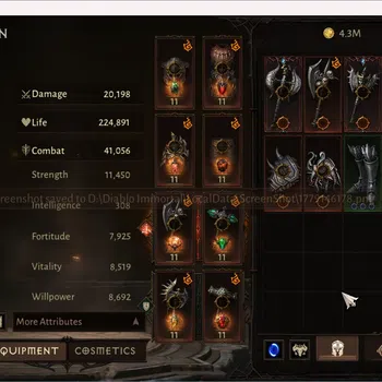 Diablo Immortal Others NA - High Heavens CS On | 60 (766) Barbarian-Vanqu image 1