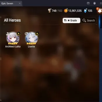 Epic Seven Accounts Starter Global Unverif|Best Starter|2ML(Laika,Lisette)PoH+Bless ON|Side Story Locked|1x 4-5* Hero