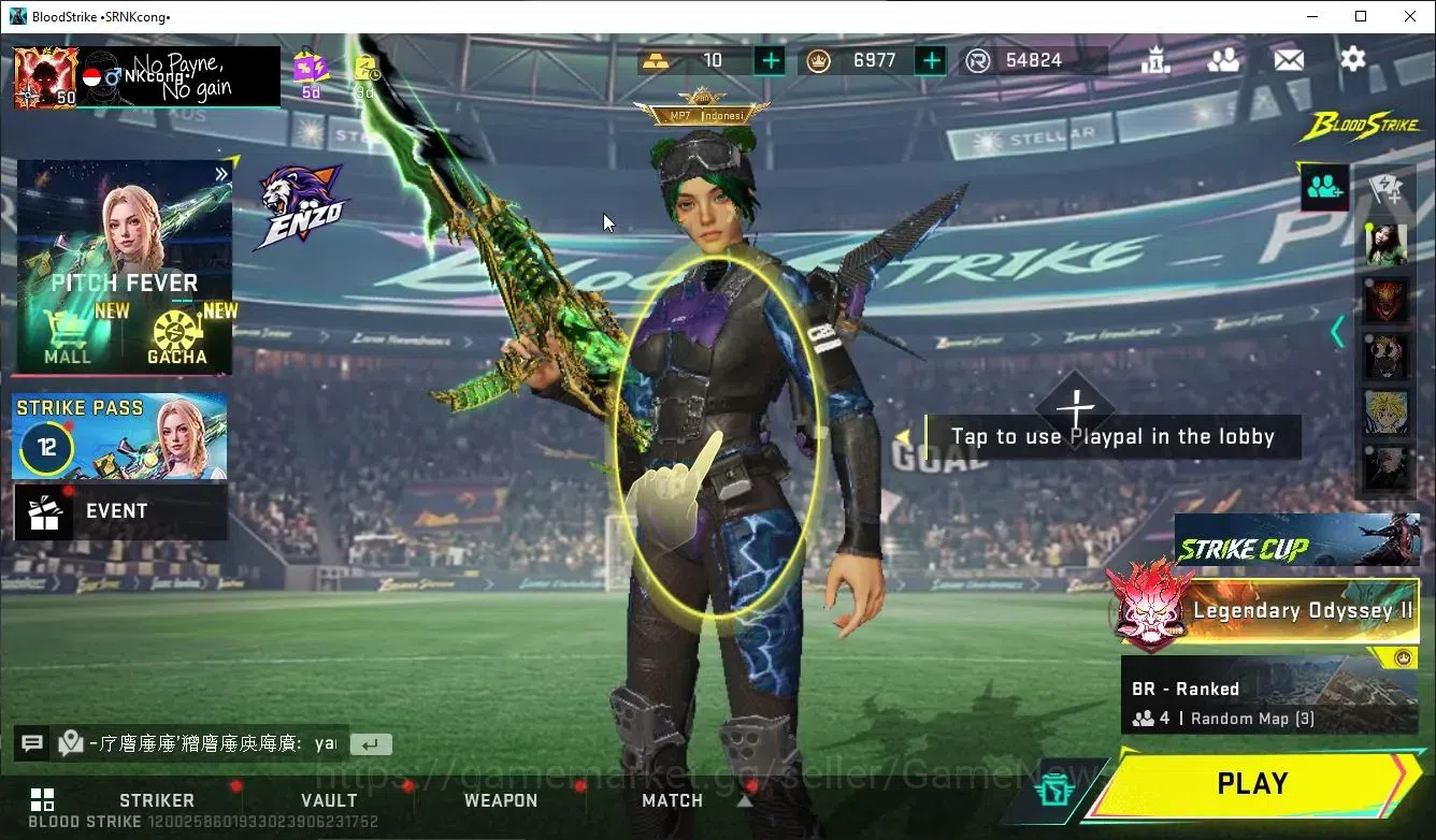 Blood Strike Accounts ASIA|ETERNAL Lv3 MP7-Burn,DeAgle+MELEE Scythe,Coll image 1