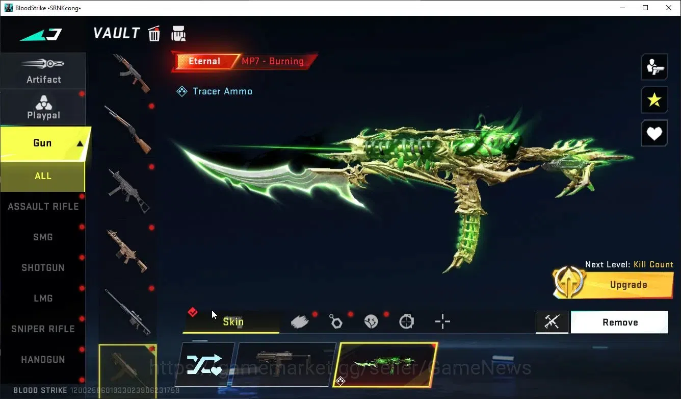 Blood Strike Accounts ASIA|ETERNAL Lv3 MP7-Burn,DeAgle+MELEE Scythe,Coll image 13
