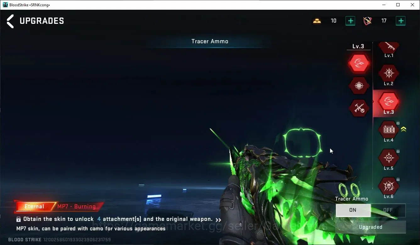 Blood Strike Accounts ASIA|ETERNAL Lv3 MP7-Burn,DeAgle+MELEE Scythe,Coll image 14