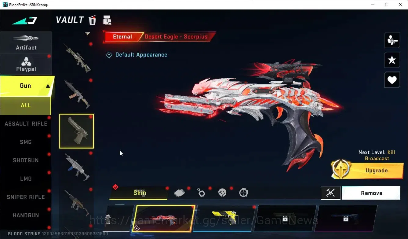 Blood Strike Accounts ASIA|ETERNAL Lv3 MP7-Burn,DeAgle+MELEE Scythe,Coll image 15