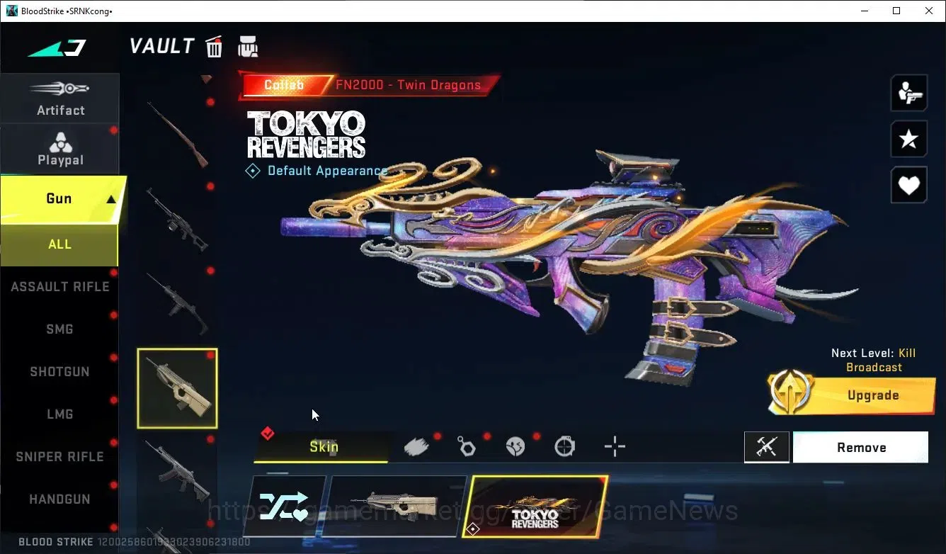 Blood Strike Accounts ASIA|ETERNAL Lv3 MP7-Burn,DeAgle+MELEE Scythe,Coll image 16