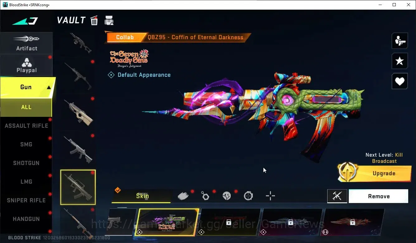 Blood Strike Accounts ASIA|ETERNAL Lv3 MP7-Burn,DeAgle+MELEE Scythe,Coll image 18