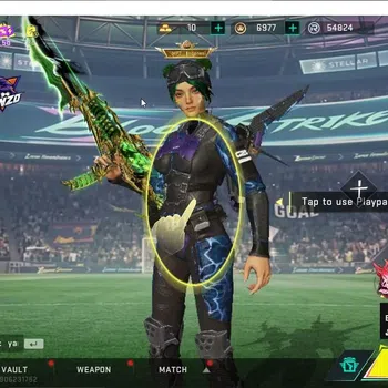 Blood Strike Collab Skin ASIA|ETERNAL Lv3 MP7-Burn,DeAgle+MELEE Scythe,Coll image 1