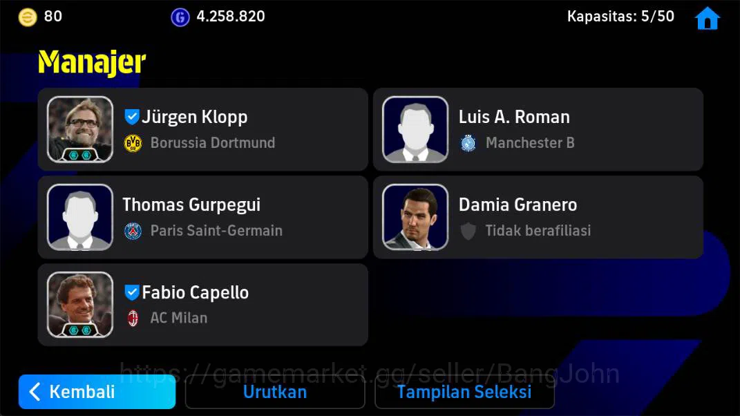 eFootball Accounts Power 3190, Ibrahimovic legend, Cantona epic, Chie image 2