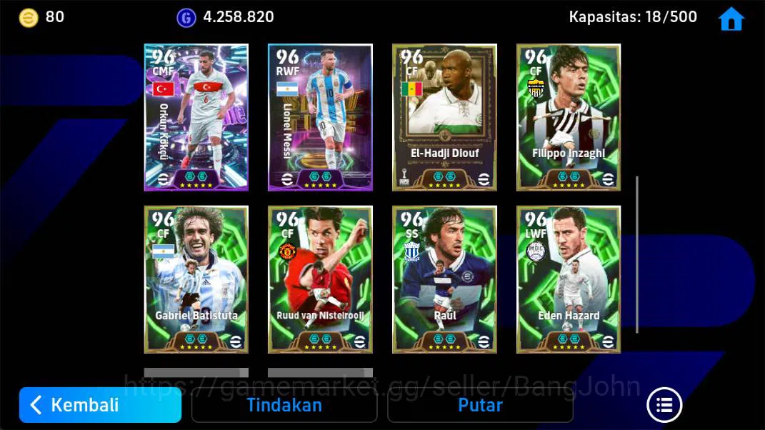 eFootball Accounts Power 3190, Ibrahimovic legend, Cantona epic, Chie image 4