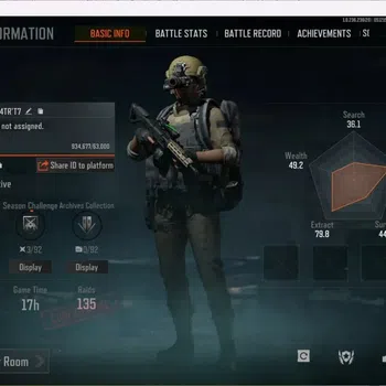 Arena Breakout High Value MOBILE Lvl 30|SV 8.2M|CV 1,8M|MORE SKIN,WAYFARER S image 1