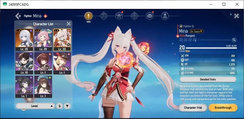Mongil:Star Dive Accounts Global | AL 18 | NL 13 | 2 SSR Meta - Mina, Opheli image 1