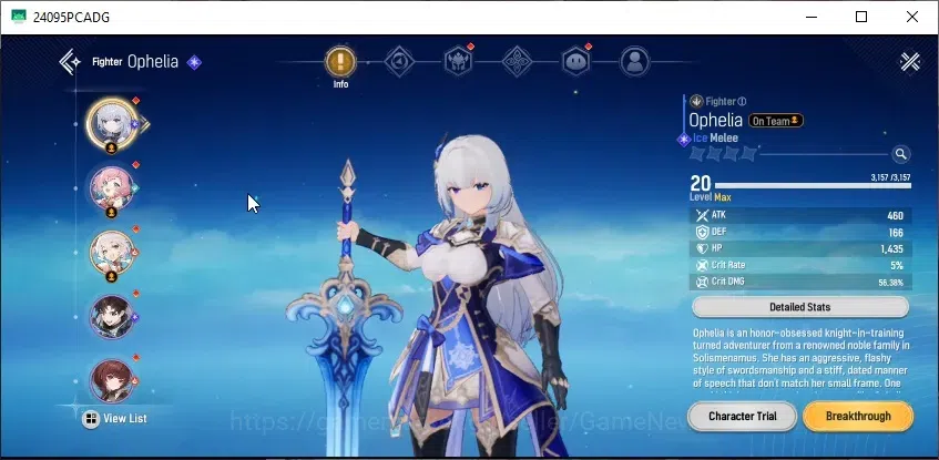 Mongil:Star Dive Accounts Global | AL 18 | NL 13 | 2 SSR Meta - Mina, Opheli image 2