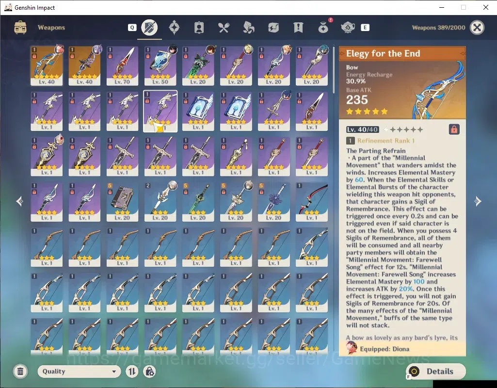 Genshin Impact Accounts ASIA|AR 35|3 Limited + 2(*5 Weapon)|Arlecchino,Wri image 6