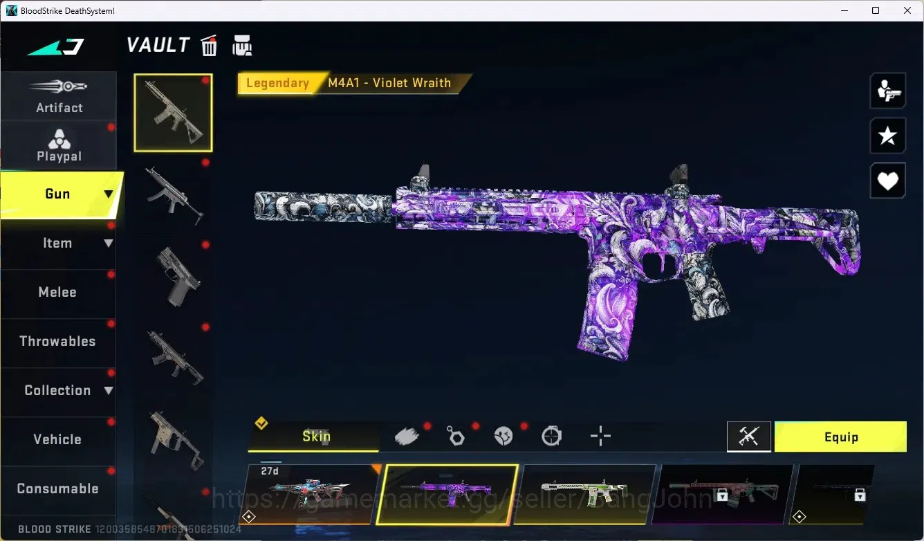 Blood Strike Accounts ASIA |2 (TR) Collab Gun: FN2000&MCX|1 Limited Gun: image 2