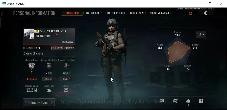 Arena Breakout Accounts MOBILE|Lv 30|SV 13M|CV 12M|C AKS 74U, AKM SS, T03  image 2