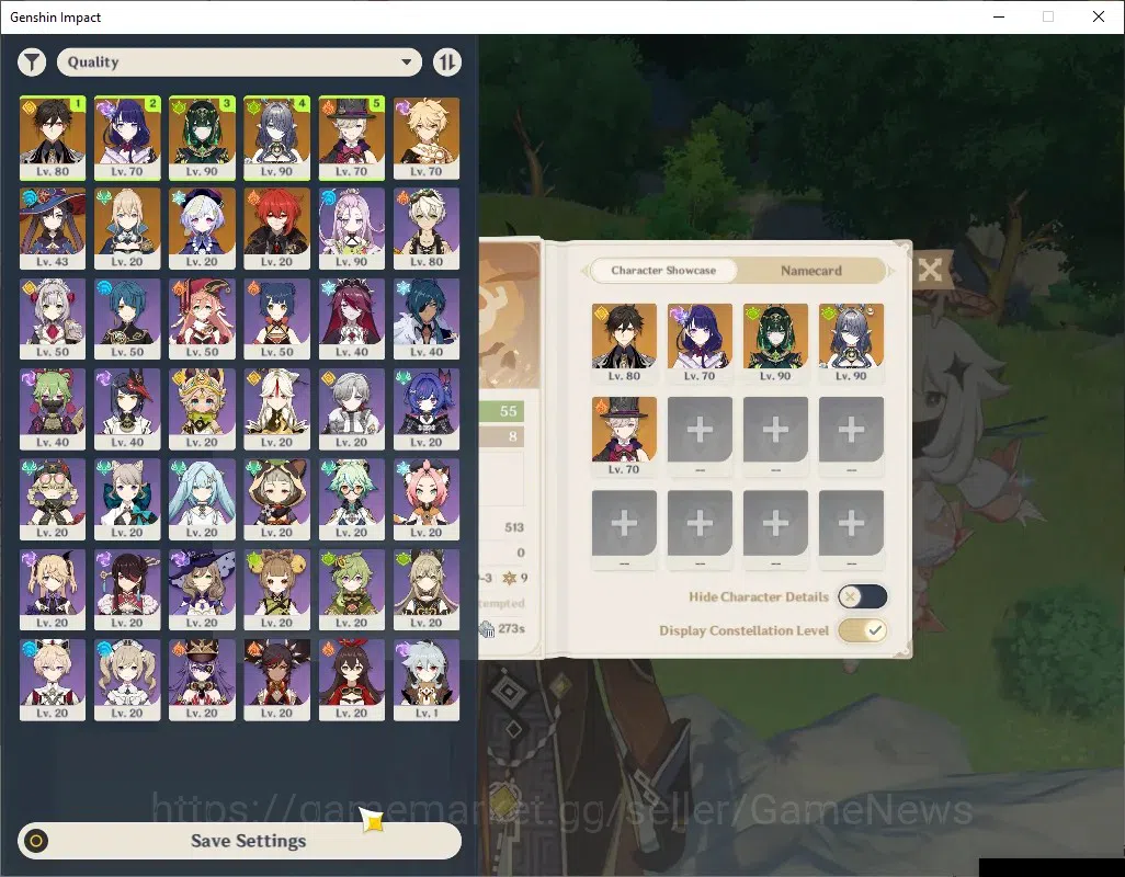Genshin Impact Accounts ASIA|AR 55|718 Primogem|5 Limited + 1 (*5Weapon)|N image 2