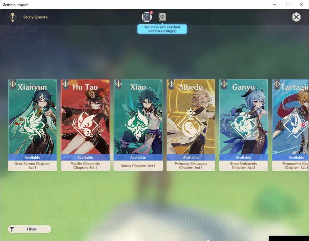 Genshin Impact Accounts ASIA|AR 55|718 Primogem|5 Limited + 1 (*5Weapon)|N image 20