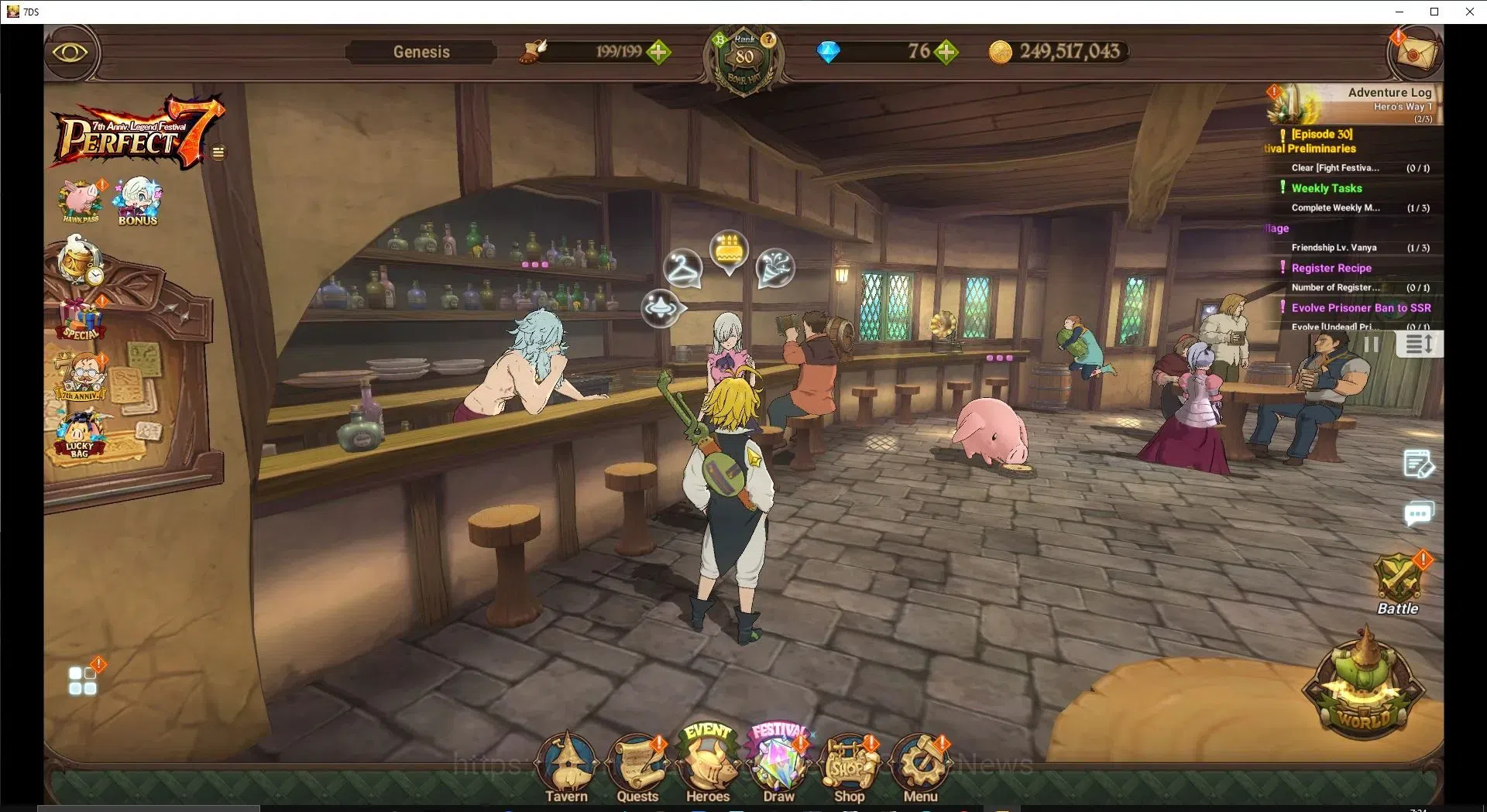 The Seven Deadly Sins: Grand Cross Accounts ASIA|1,4M CC|1 LR+10 UR|Elizabeth2/6,Salos,NMeliod image 1
