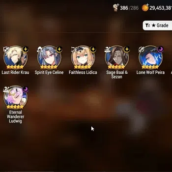 Epic Seven Accounts High-End GLOBAL UnVerif|NewEra|9 ML (SE Celine,BW Iseria,F Lidica,A Yufine Etc) Aram,Tori,Aube,Argent