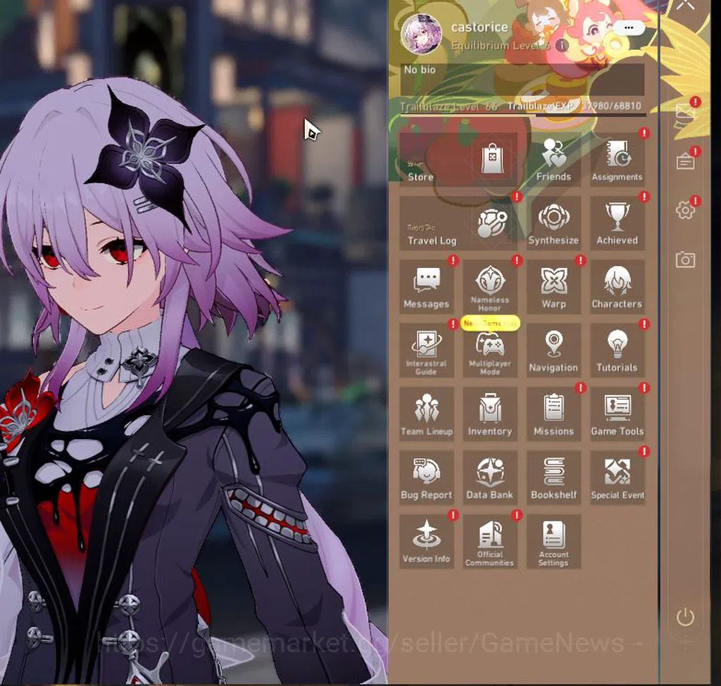 Honkai Star Rail Accounts Asia|TL 66|10 Limited|Saber+Sign,Castorice,Hyacine image 12