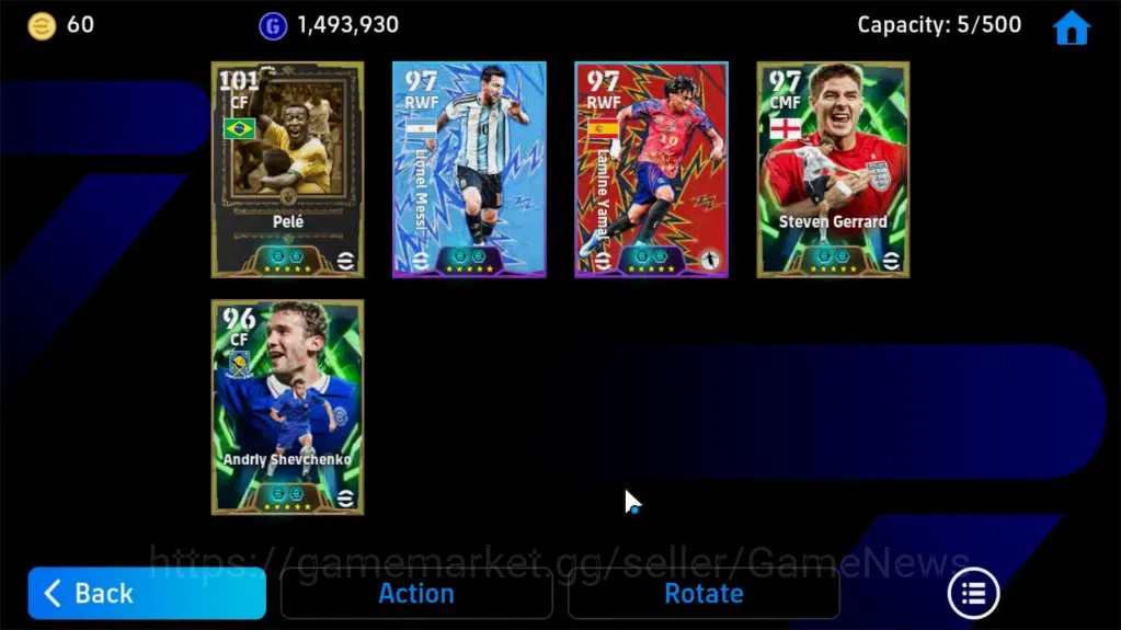 eFootball Accounts Android|Epic Pele,Gerrard,Andriy S,ShowTime TFFC26 image 7