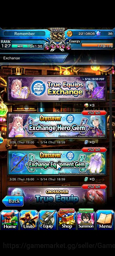 Grand Summoners Accounts Global|Rank 127|1 Sp Art+25 Ascend|[Emiya,Sayaka,M image 3