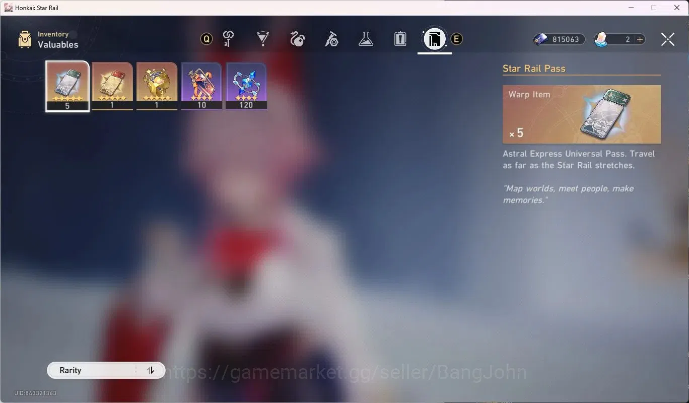Honkai Star Rail Accounts ASIA | TL7 | 3 Lim | Sparkle | Evanescia | Welt |  image 13